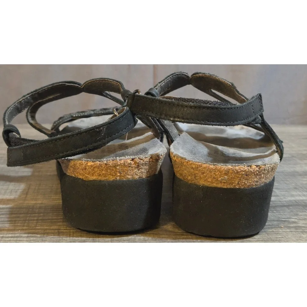 Naot Addie Strappy Sandals Womens Size 8 Black